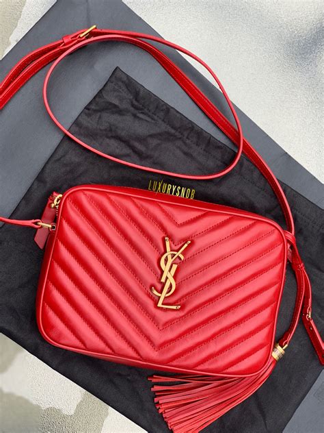 ysl red vibes makeup bag|Red Saint Laurent Bags .